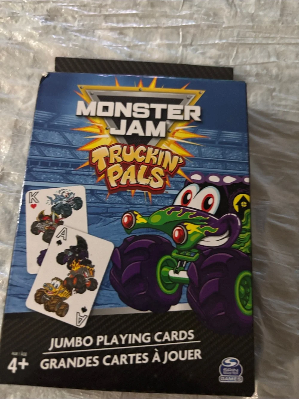 Truckin' Pals Jumbo Playing Cards - Blue